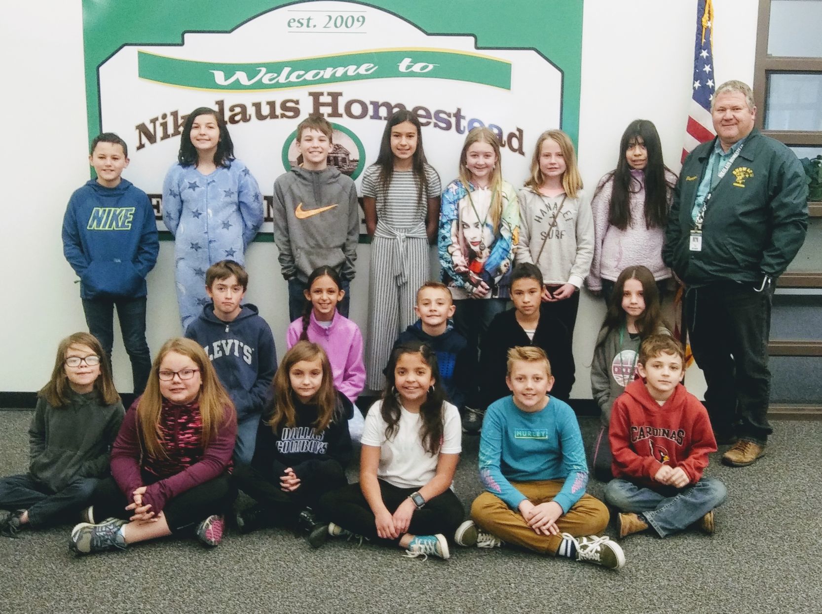 Nikolaus Homestead February students of the month